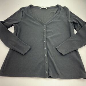 Elodie Black Long Sleeve Cardigan Too Size XL